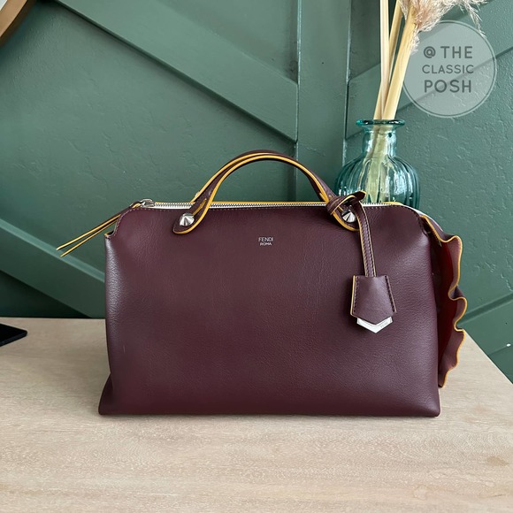 NEW Fendi By The Way Medium Bag Purple Tote NO STRAP - Picture 1 of 12